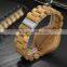 2016 Fashion quartz bamboo wood watch mens wooden watches