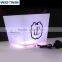 Bright LED Ice Bucket Plastic Bar Buckets for Beer Wine Drinks