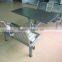 Stainless steel fast food restaurant table and chair set