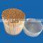 800pcs soft can curved wooden toothpicks