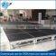 Wholesale quality portable fashion show stage with wooden platform