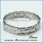 Luxury Fashion Health Energy carbon fiber Bracelet Bangle Men 316L Stainless Steel Bio Magnetic Bracelets Black & Gold Plated