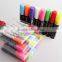 wholesale erasable 15mm reversible tip liquid chalk fluorescent marker pen for board