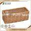 Professional china factory handmade wicker basket no handles