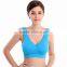 2016 hot sexy yoga custom seamless padded ladies women's wholesale sports bra