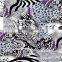 FDY printing with spandex jersey knit fabric
