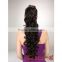 Long curly hairpieces, ponytail claw clip hair style