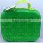 2016 novelty funky 3D EVA lunch bag,green,YXD07