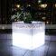Rotomolding technology environmental protection plastic waterproof light Led Flower Planter For Hall Decorative