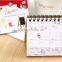 2015 Wholesale Standing Funny Cute Cardboard Desk Calendar