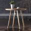 Round Antique Wooden tea table, wooden coffee table, wooden dining table design