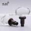 egg shape clear zinc alloy crystal glass door knob handle