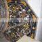 Black Hamdmade Square Pietra dura table top, Marble Inlay Table Top