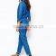 women long sleeve denim jumpsuit girls denim blue jumpsuit