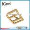 Engraved Logo Gold Metal Lady Shoes Buckles
