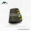 Black Triangle Style Real Leather Buttons with Colorful Strings