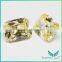 Free Sample Gemstone Wholesale Octagon Cut Cubic Zirconia,Synthetic Light Lellow Stone