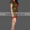 Army Printed girls Dress Coding Embroidery top