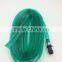 Garden plants grass bedding irrigation pipe watering tap
