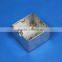 BS4662 standard 3x3 One gang GI box 35mm deep switch wall box