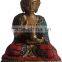 brass buddha statue with stone finish