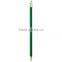 Promotional Sharpened Wooden Standard Pencil with eraser Topper