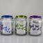 butterfly design mirror glass jar factory supply