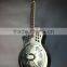 40 inch chrome metal resonator guitar with blues slide