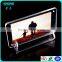 KM-VP11 Factory wholesale custom shape acrylic photo frame new mosaic L shape tawny frame