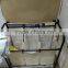 Hotel and home usage triple laundry sorter with ironing board/3 lift-off fableable landry sorter