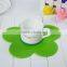 Custom silicone coasters food grade silicon different flower shape coaster