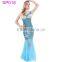 Halloween fancy turquoise blue sexy mermaid costume SP018