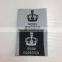 High quality custom design 50d high density damask woven labels