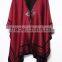 Ladies Fashion 100% Cashmere Poncho