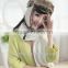 winter fashion wool &acrylic knitted scarf hat set factory