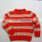 kids new design striped knitted cashmere pullover sweater