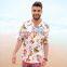 hot style linen custome hawaiian shirt