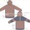 Latest factory design 2015 seamless sports running hoddies