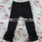2017 Seasons Hot Sale Children's Girl Knit Cotton Icing Ruffle Pants Boutique Kids Children Clothing Children's Icing Capris