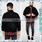 Top Quality Black Mens Long-sleeve Trench Denim Jacket Coats