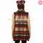Plaid Sherpa Waistcoat