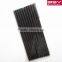 10pcs HB black wood pencils wih diamond in oppbag