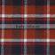 Red Plaid Cotton Printed Flannel Fabric