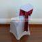 Cheap wine red satin chair sashes for chair cover