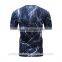Men Compression Cool Dry Lightning 3D Printing Fitness T-shirt