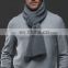 cheap price plain knitted mens 100% cashmere scarf
