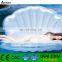 Non-phthalate PVC inflatable shell sofa inflatabl conch chair inflatable floating lounge for pool toys