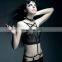 Sexy Women Black Strappy Bralette Caged Back Cut Out Padded Bra Bralet Crop Top