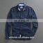 Men's Custom Slim Fit Shirt Yarn Dyed 100% Cotton Dark Blue Men Shirt