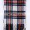 inner mongolia factory wholesale stock 2017 autumn winter warm women scarf fashionable scotland tartan check plaid wool shawl